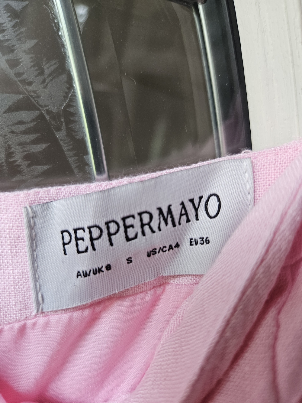 Women's Pink Spaghetti Strap Maxi Dress - Picture 3 of 7
